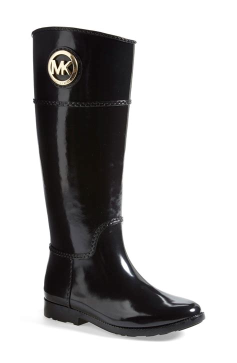 bottes de pluie michael kors brown|Michael Kors Brown Rain Boots + FREE SHIPPING .